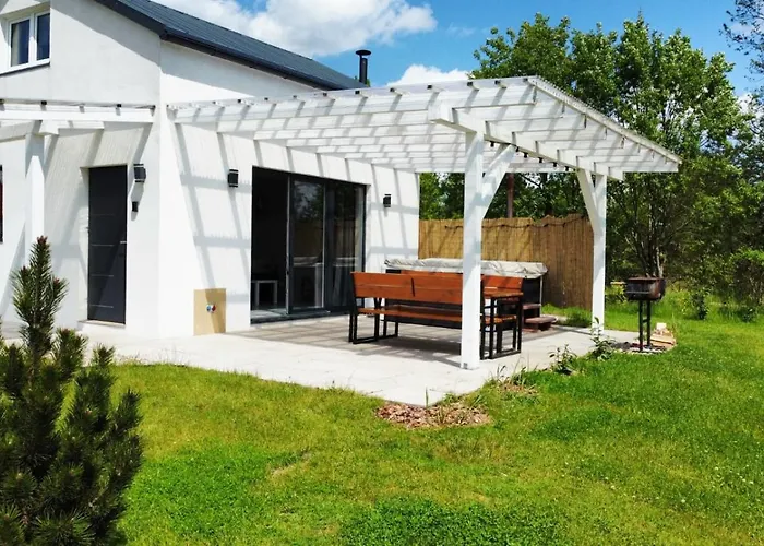 Maryja Z Prywatnym Duzym Jacuzzi I Sauna Przystan Pod Niebem Apartmán Leczyce